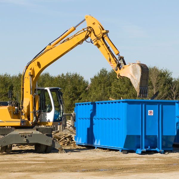 what size residential dumpster rentals are available in Silver Lake New Jersey